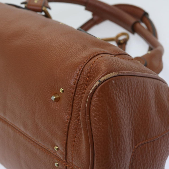 Chloe Paddington Hand Bag Leather Brown 63548