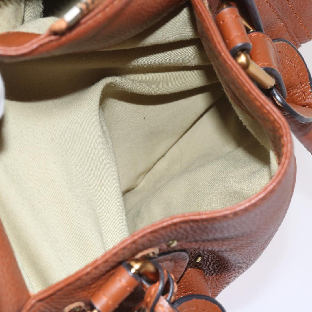 Chloe Paddington Hand Bag Leather Brown 63548