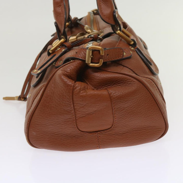 Chloe Paddington Hand Bag Leather Brown 63548
