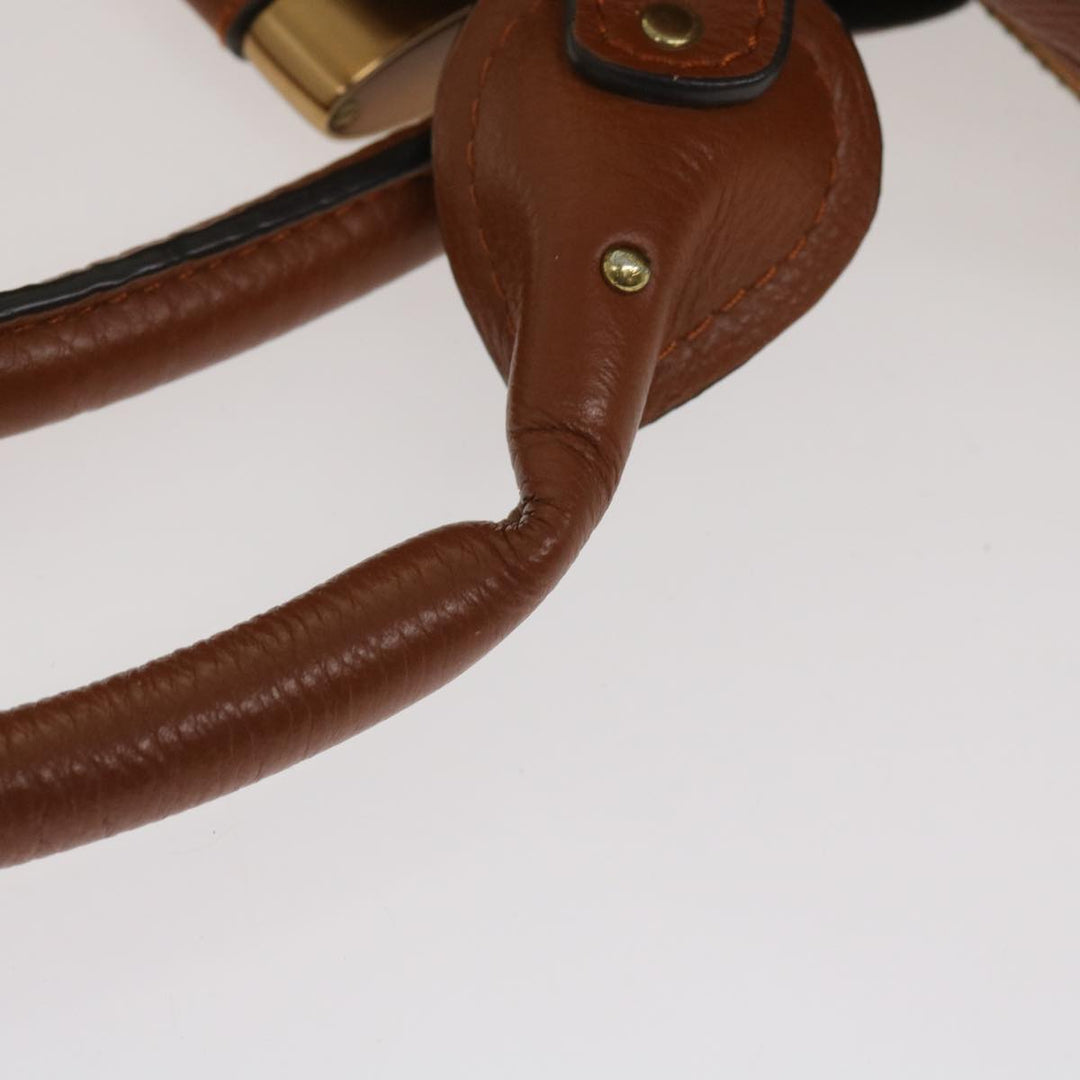 Chloe Paddington Hand Bag Leather Brown 63548