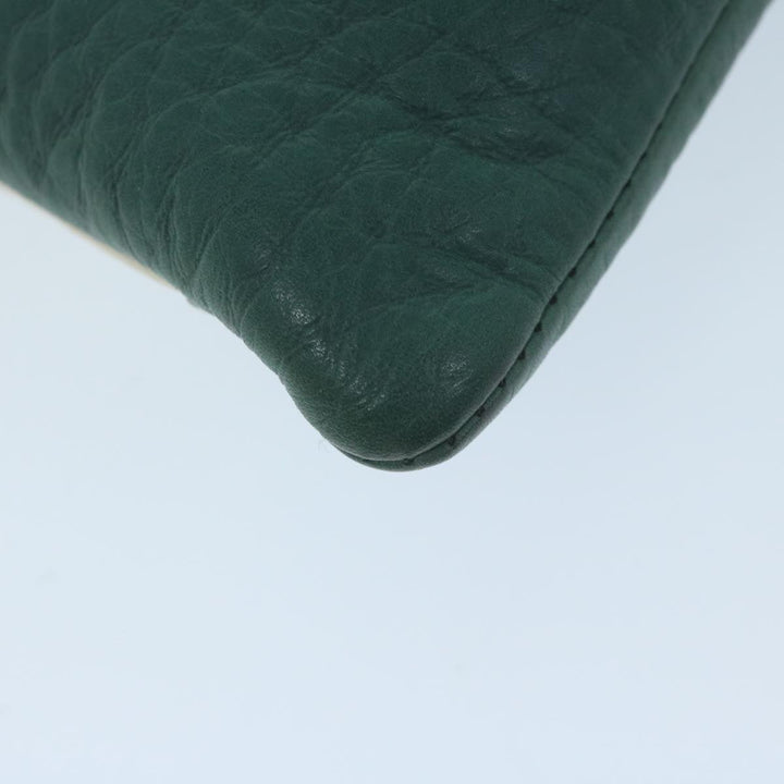 Chloe Chain Pouch Leather Green 63662