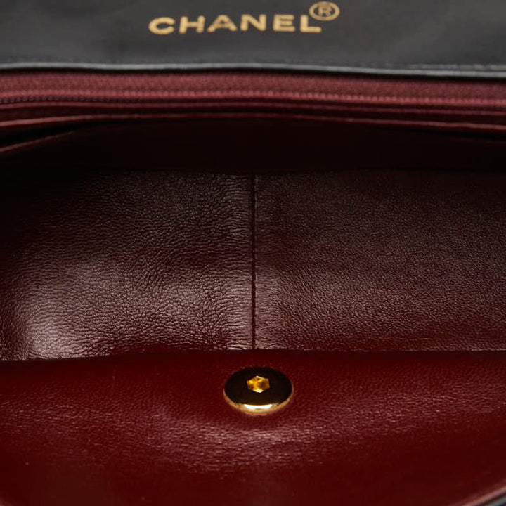 Top Quality Chanel Mattress Diana 25 Chain houlder Bag Black Leather Lady Chanel