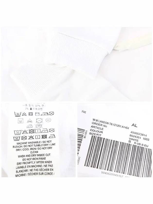 Burberry Monogram Motif Cotton Hoodie White