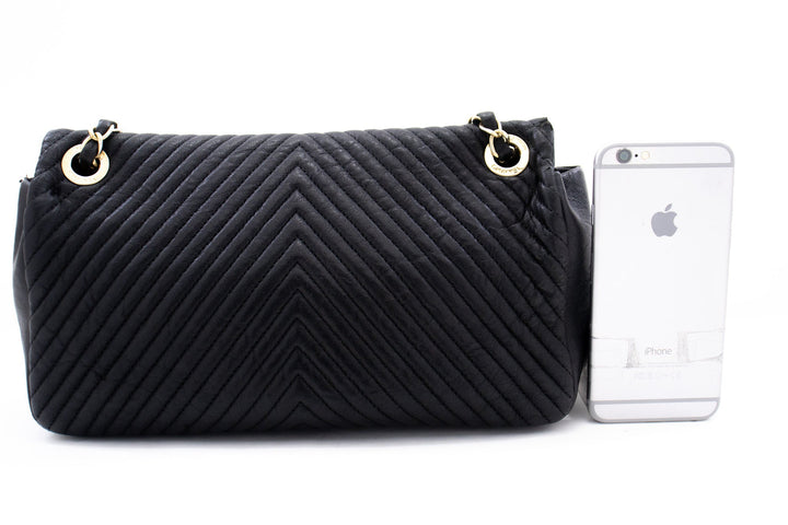 Top Quality Chanel Chevron V-Stitch Leather Chain Shoulder Bag Single New Mat