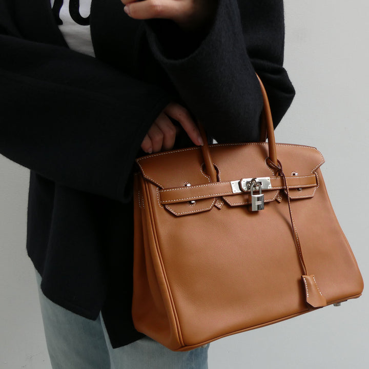 Hermes * 2007 BIRKIN 30 Gold Swift