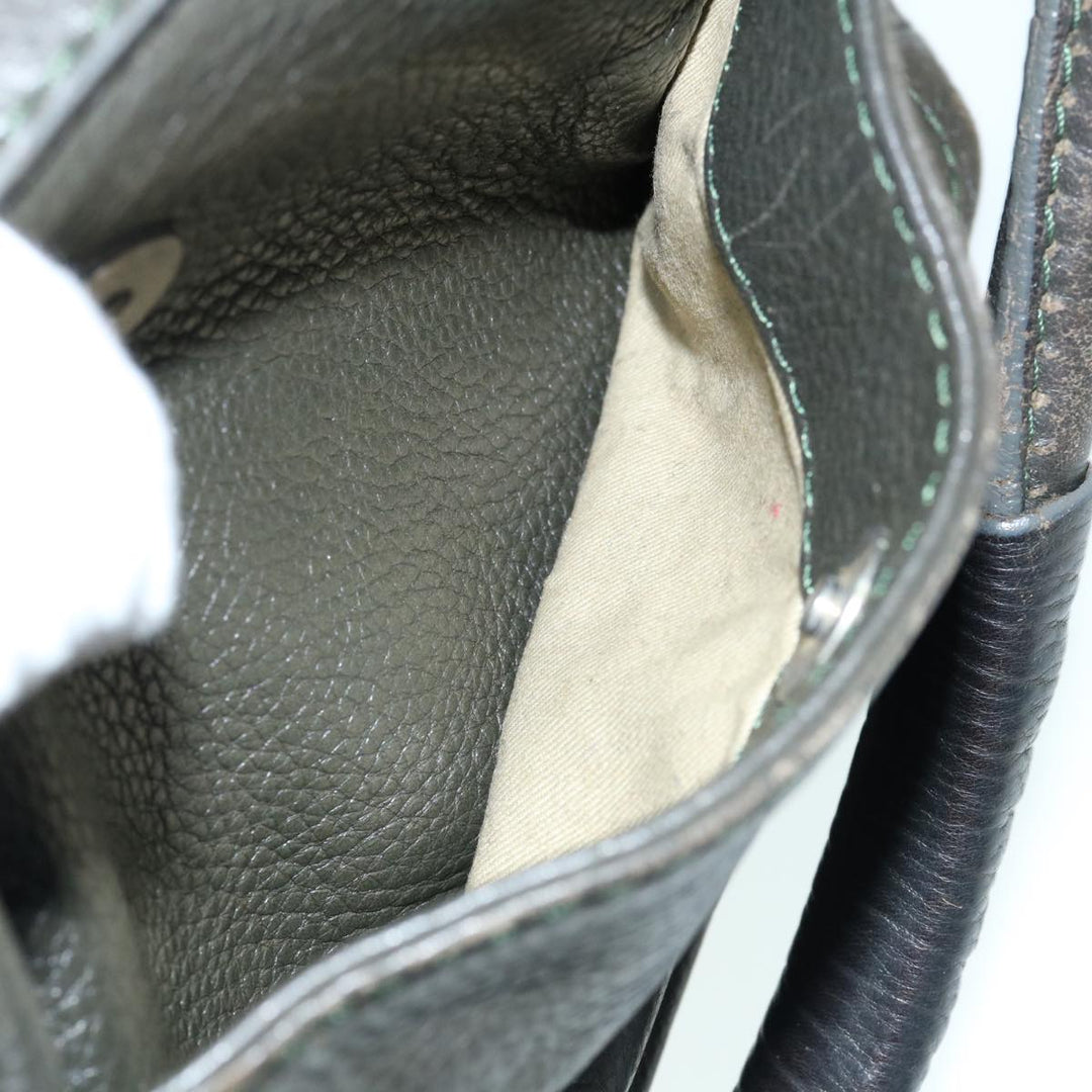 Chloe Paddington Shoulder Bag Leather Khaki 64123