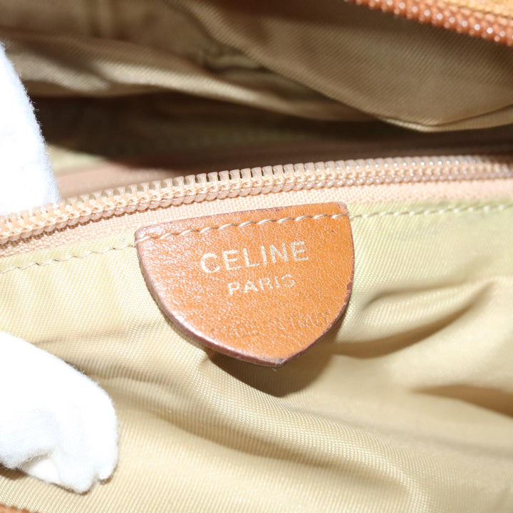 Celine Hand Bag Nylon Khaki Auth 64274
