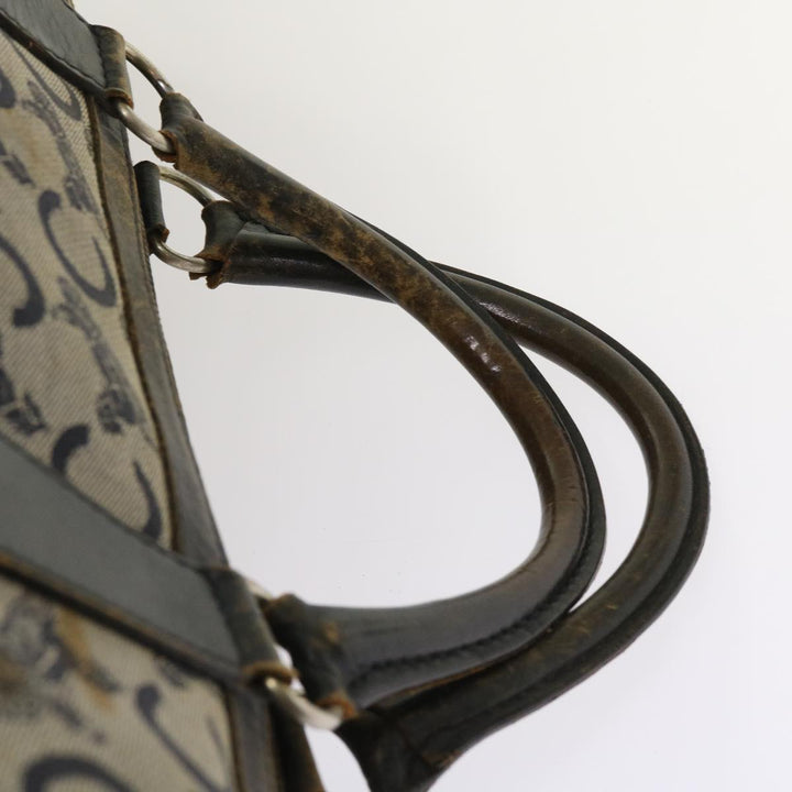 Celine C Macadam Canvas Boston Bag Navy Auth 64655