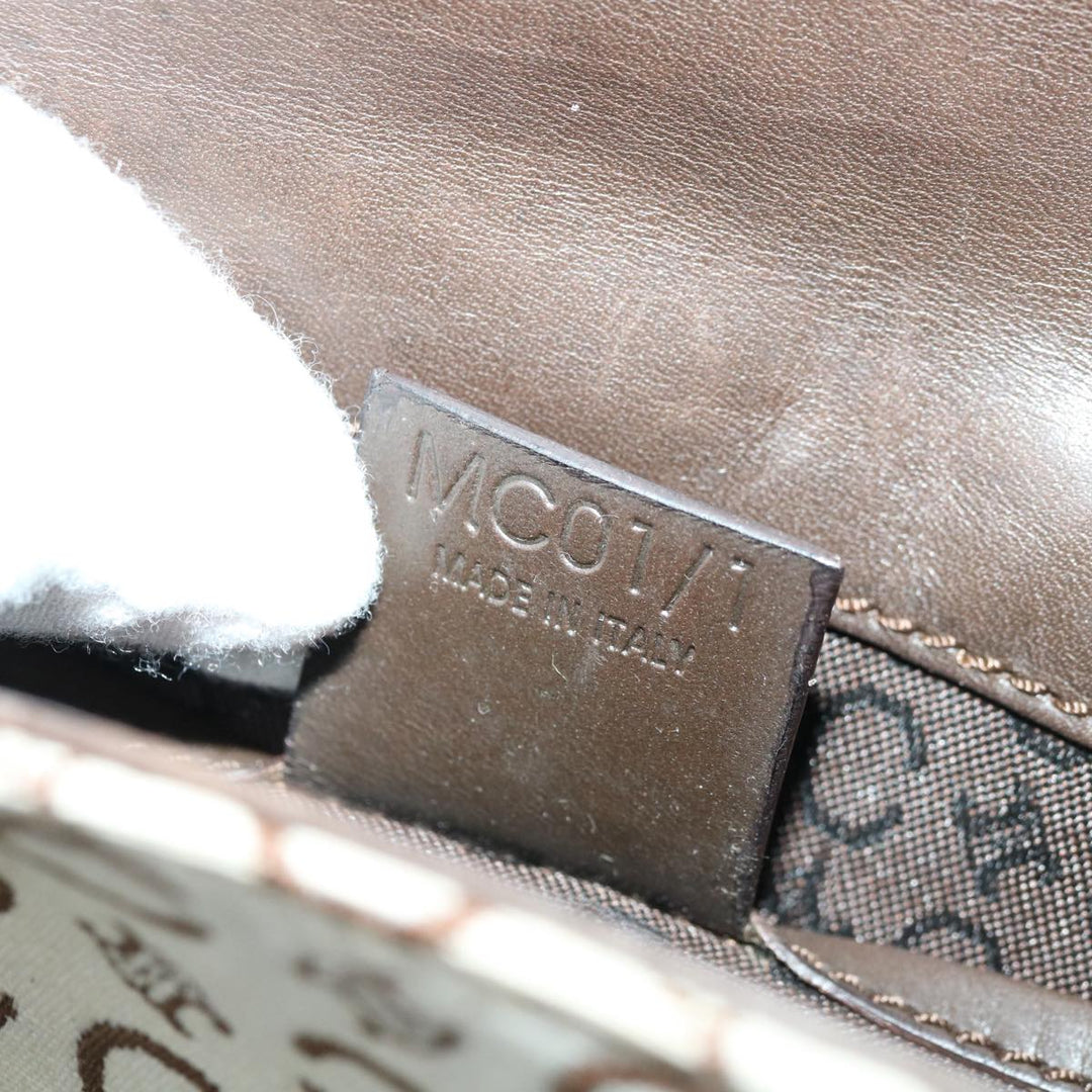 Celine C Macadam Canvas Shoulder Bag Beige Brown  64803