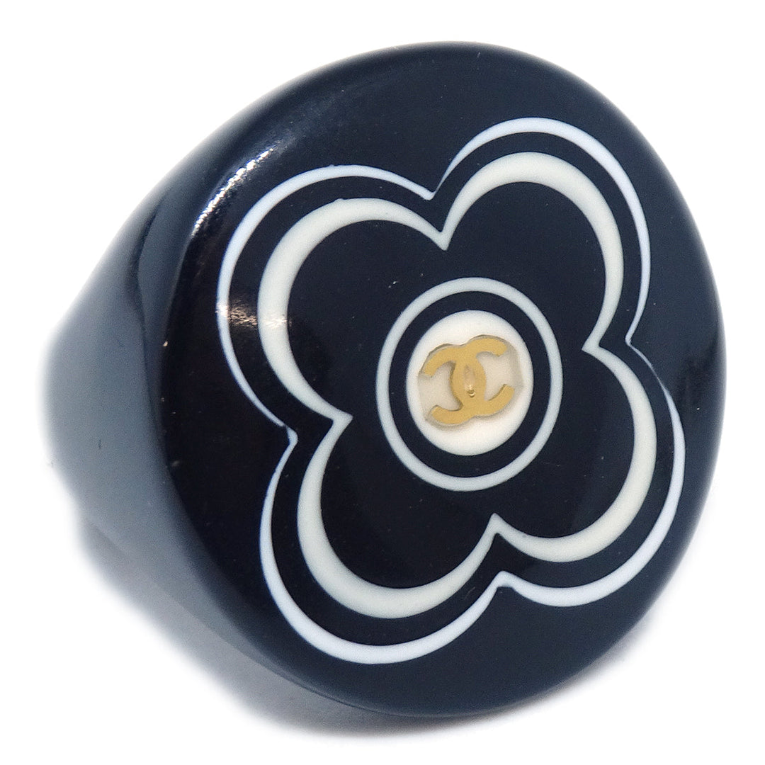 Top Quality Chanel Ring Black #54 #14 02P