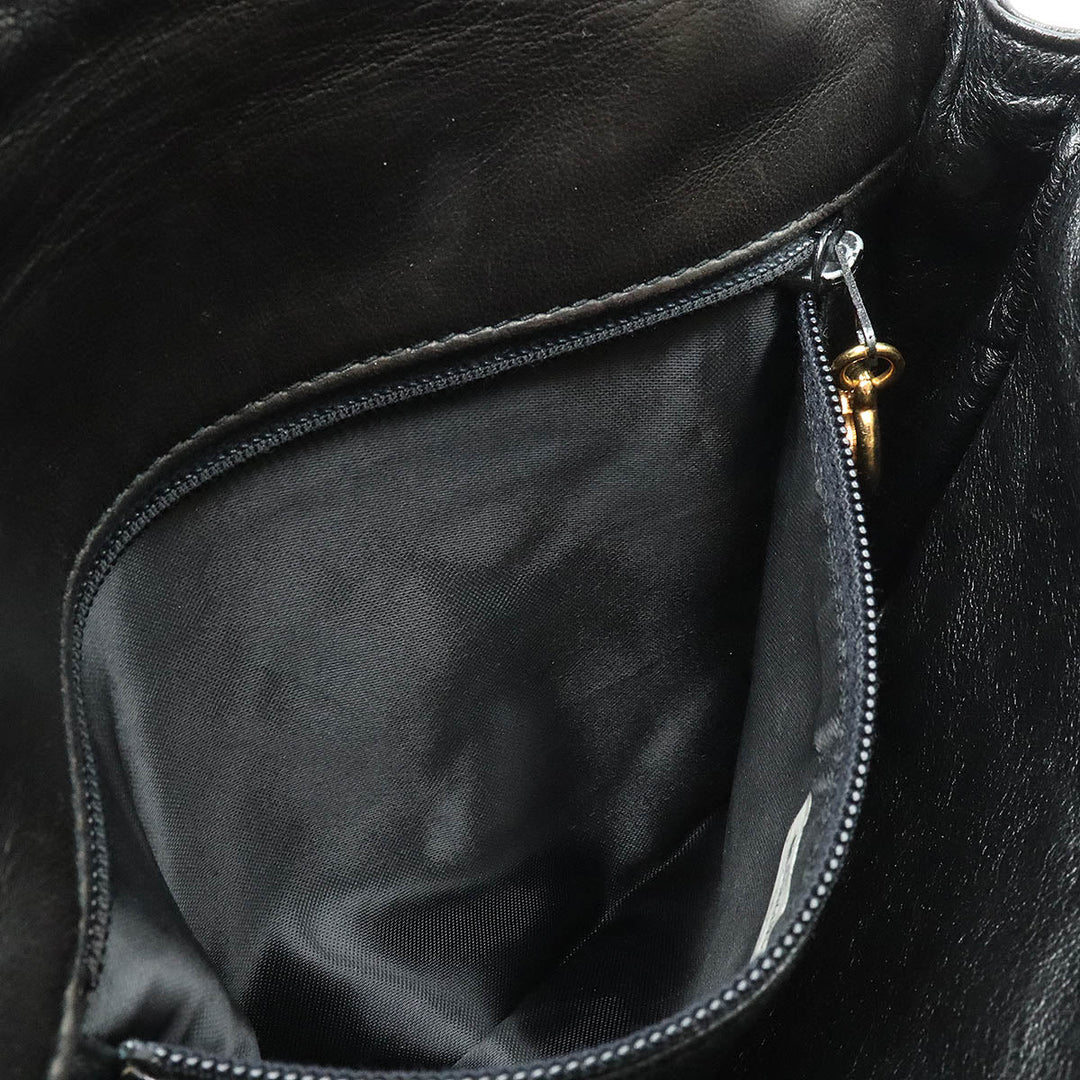 Top Quality Chanel MATRACE COCOMARK WESTBACK PORTCHE Belt BACK 2WAY CRACKBACK LEADER BLACK BLACK GOLD WORKSHOP #65
