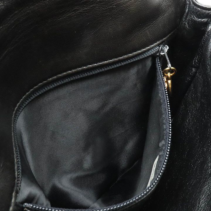 Top Quality Chanel MATRACE COCOMARK WESTBACK PORTCHE Belt BACK 2WAY CRACKBACK LEADER BLACK BLACK GOLD WORKSHOP #65