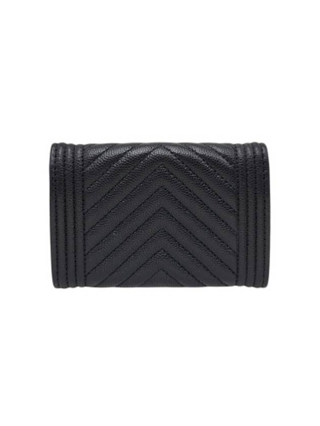A80603 Black Caviar Skin Boy Chevron Card Business Holder Chanel