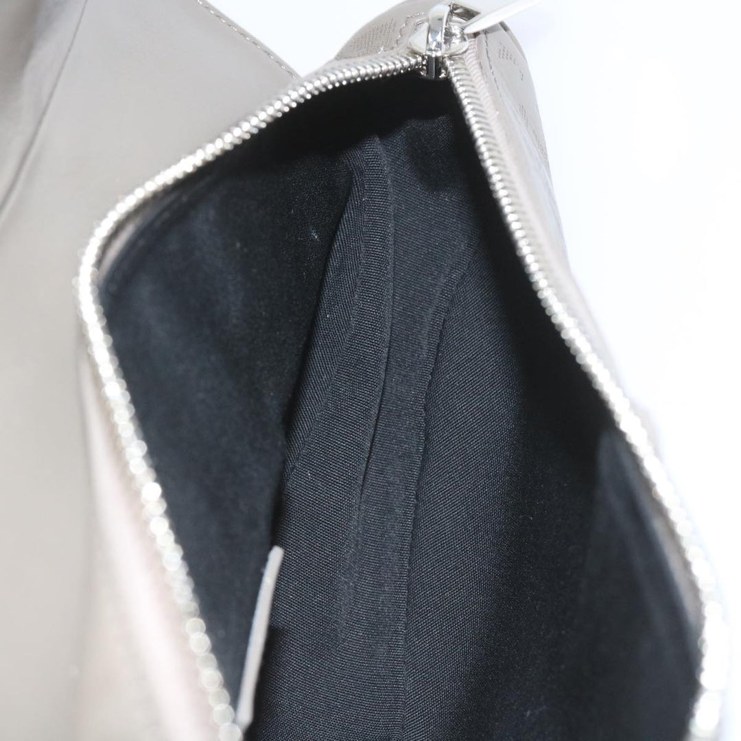 CHRISTIAN Top quality Dior Saddle bag Oblique Trotter Canvas Shoulder Bag Gray Auth 65327A