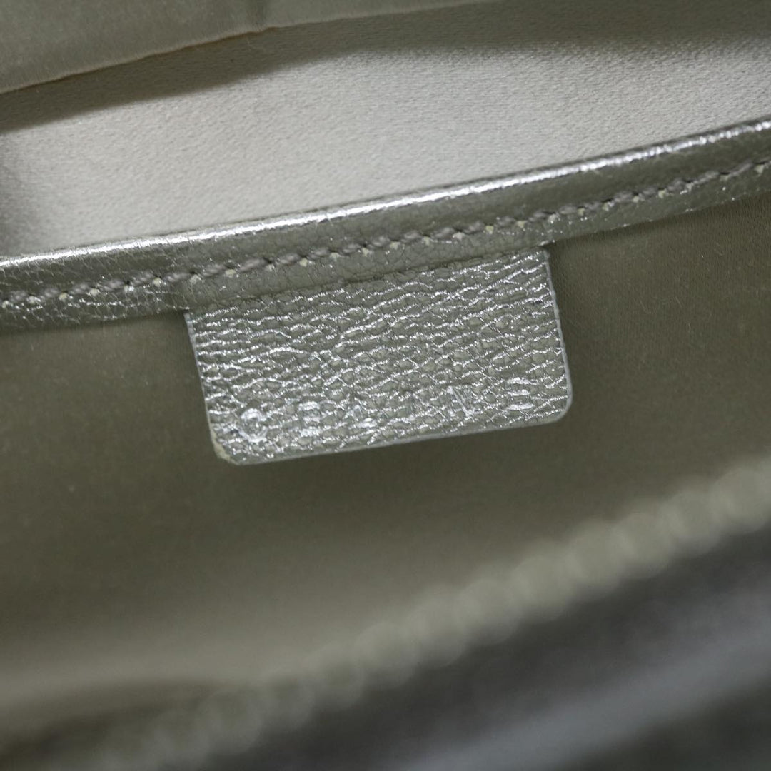 Celine Hand Bag Suede Light Blue Auth 65527