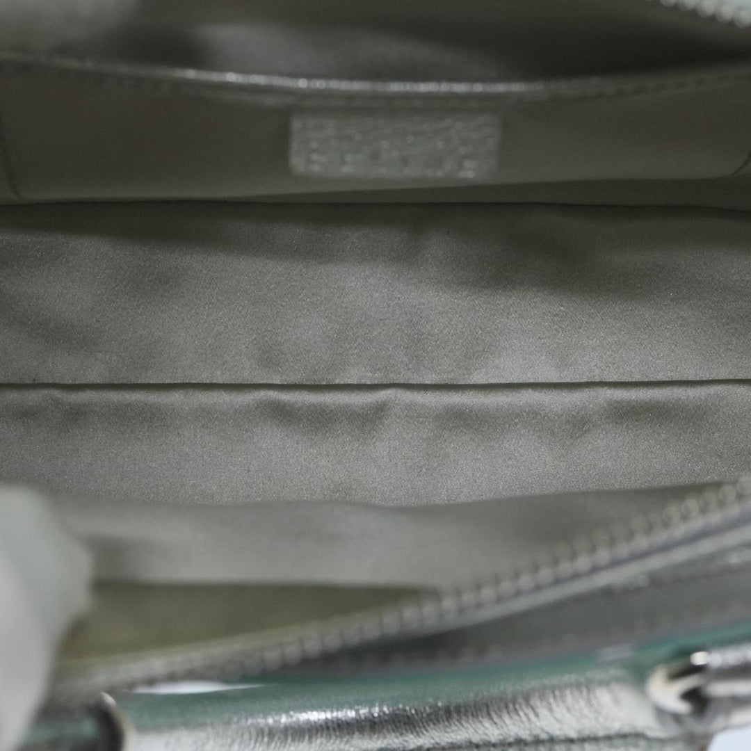 Celine Hand Bag Suede Light Blue Auth 65527