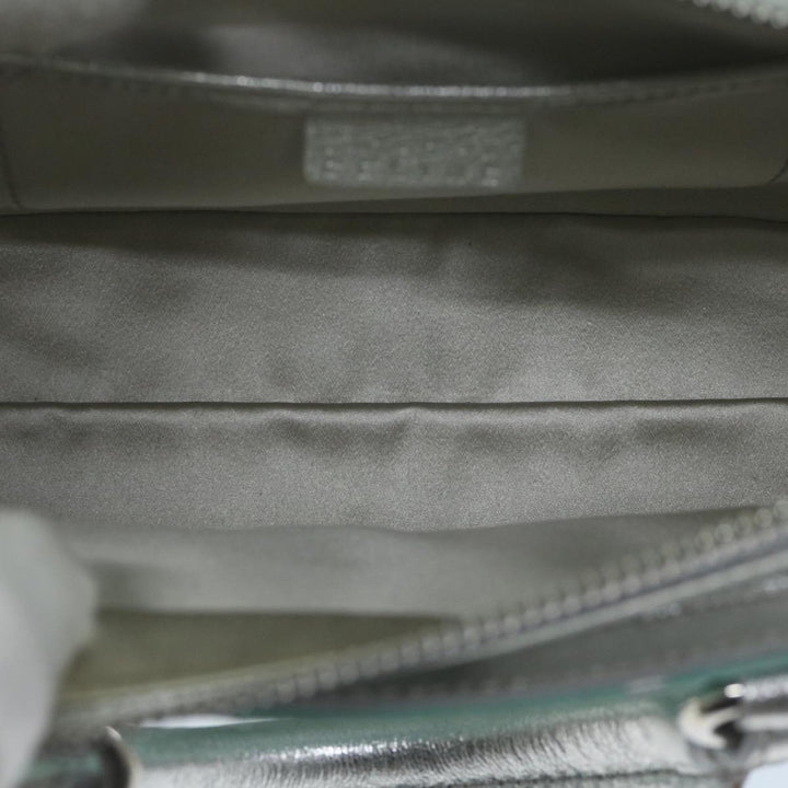 Celine Hand Bag Suede Light Blue Auth 65527