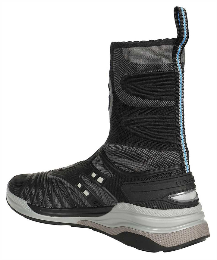 KNITTED HIGH-TOP SNEAKERS