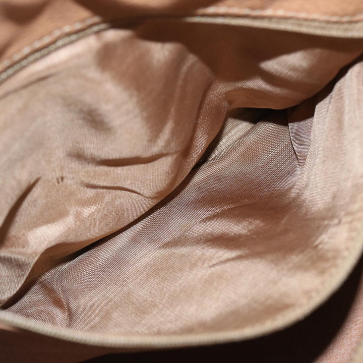 Celine Macadam Canvas Boston Bag PVC Brown  65586
