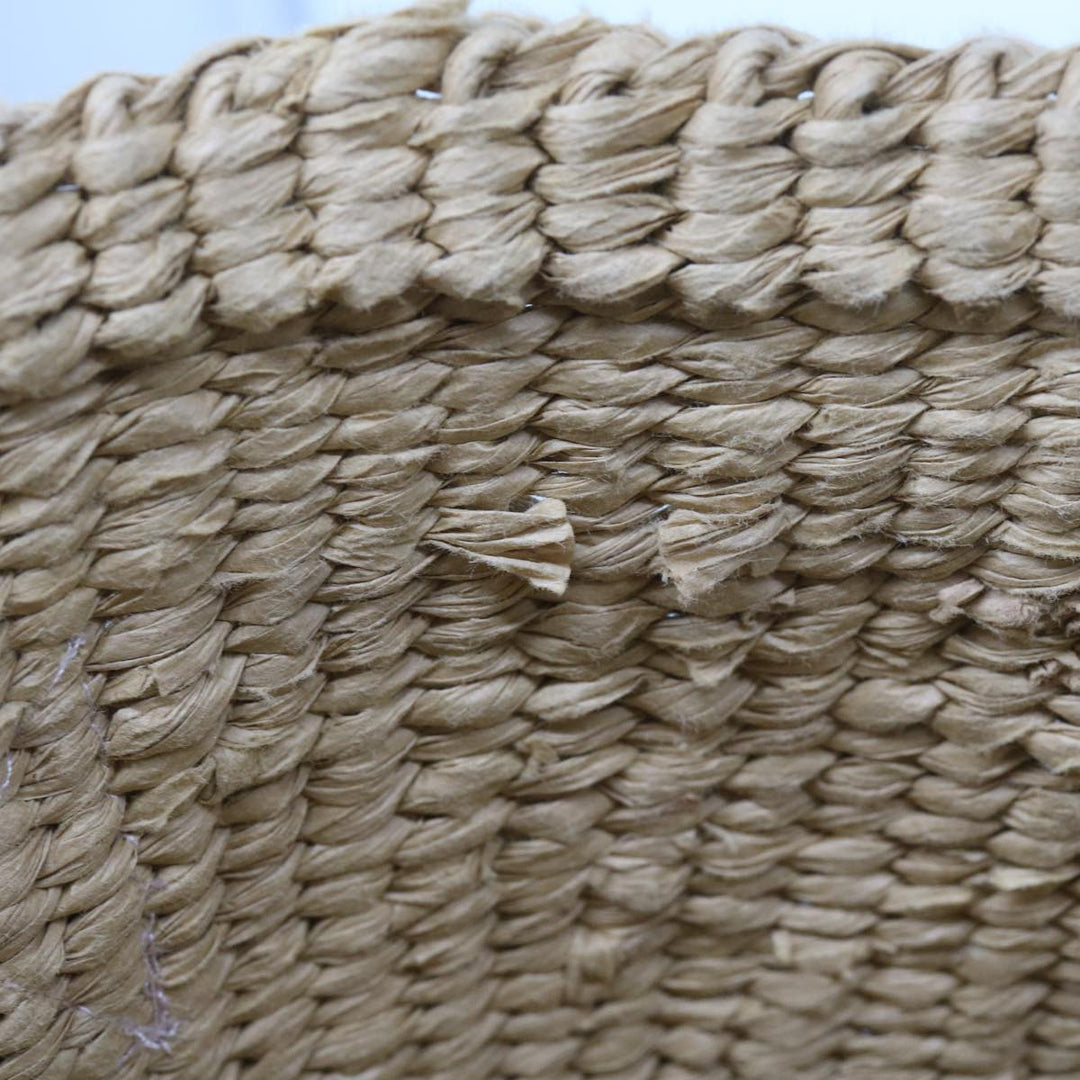 Chloe Basket Tote Bag Straw Beige 65665
