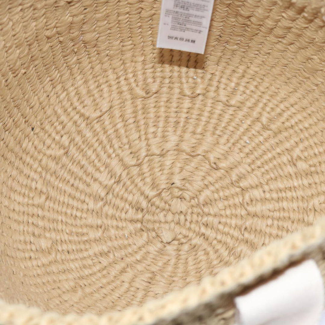 Chloe Basket Tote Bag Straw Beige 65665