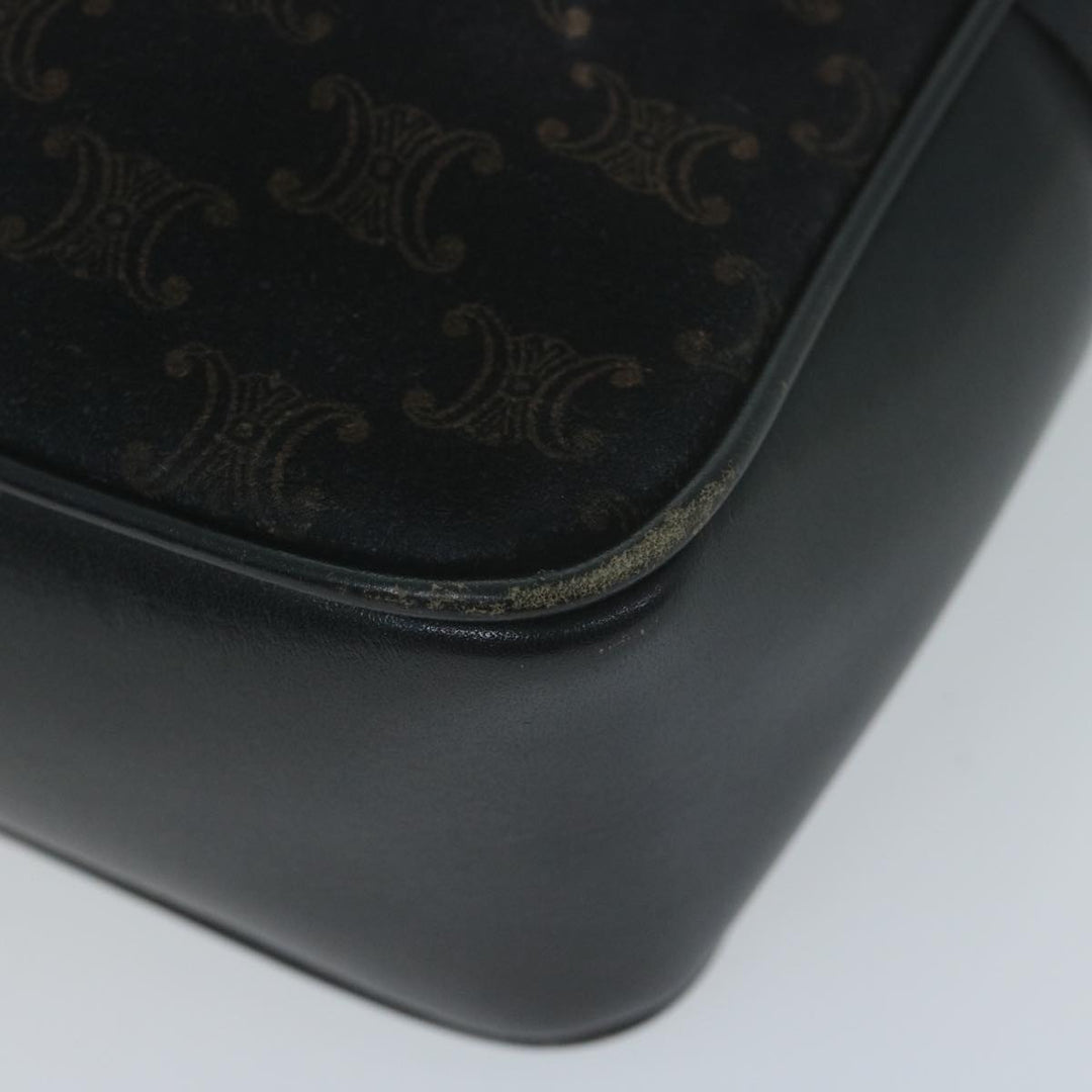Celine Macadam Canvas Shoulder Bag Navy Auth 65757