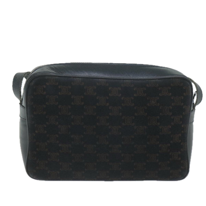 Celine Macadam Canvas Shoulder Bag Navy Auth 65757