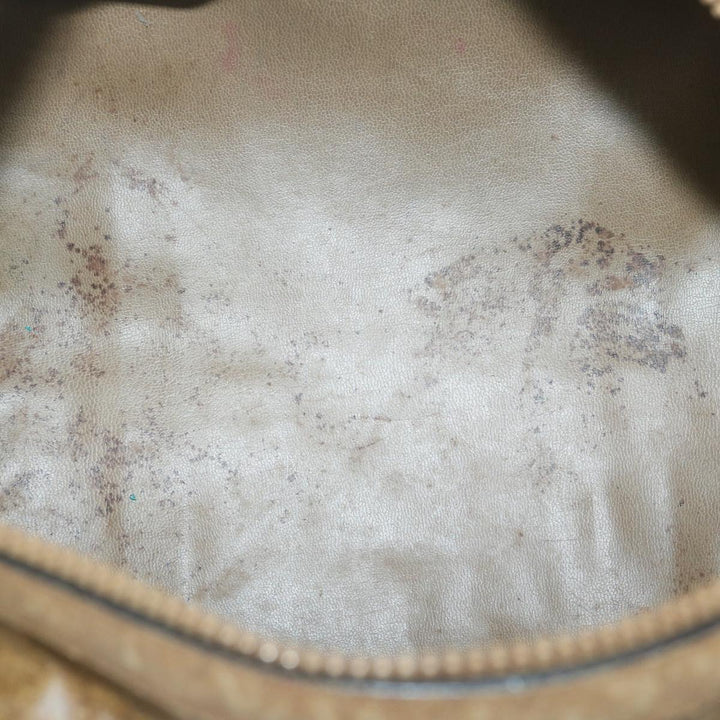 Celine Macadam Canvas Boston Bag Beige  65912