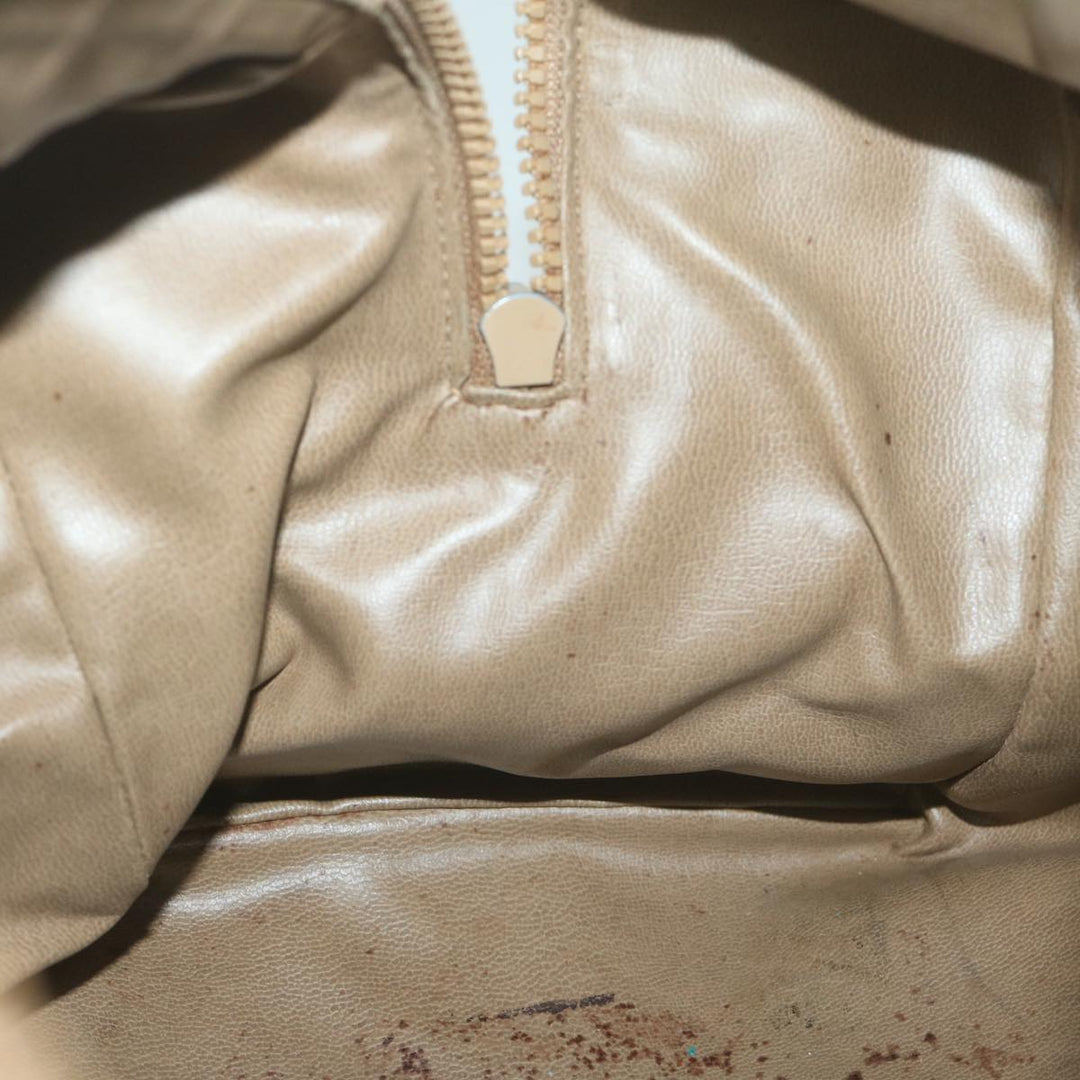 Celine Macadam Canvas Boston Bag Beige  65912