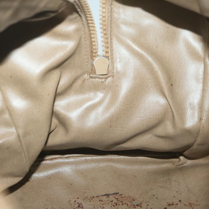 Celine Macadam Canvas Boston Bag Beige  65912