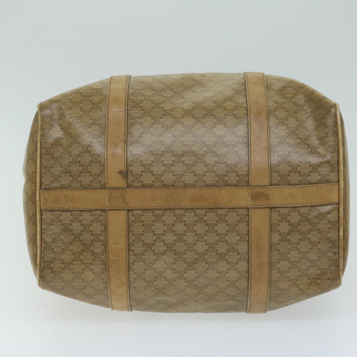 Celine Macadam Canvas Boston Bag Beige  65912