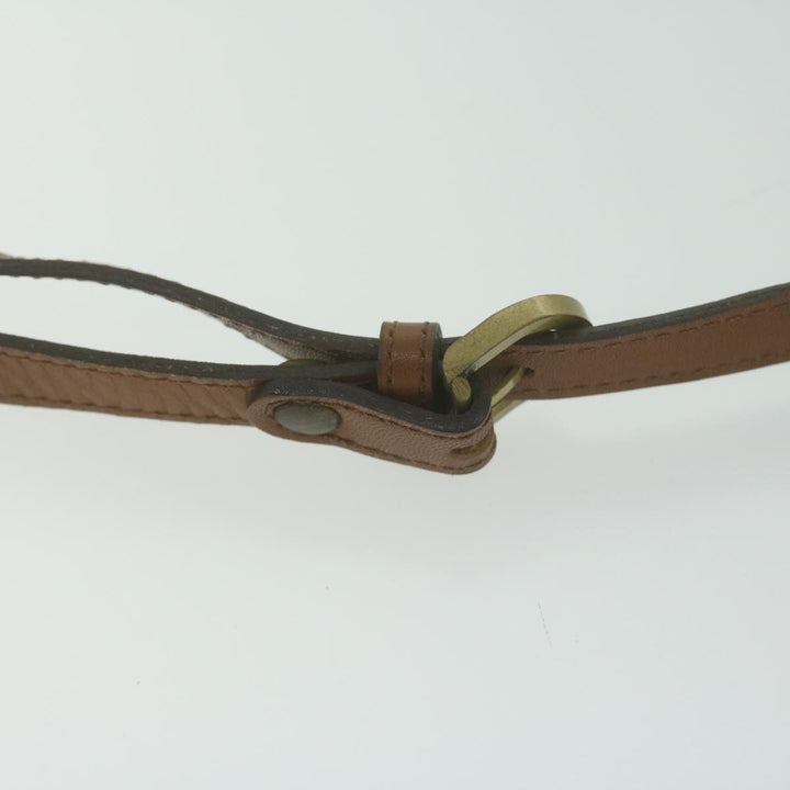 BurberrySs Shoulder Bag Leather Brown Auth 65946