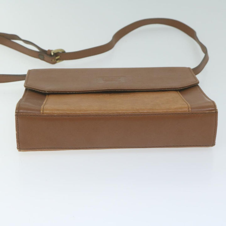 BurberrySs Shoulder Bag Leather Brown Auth 65946