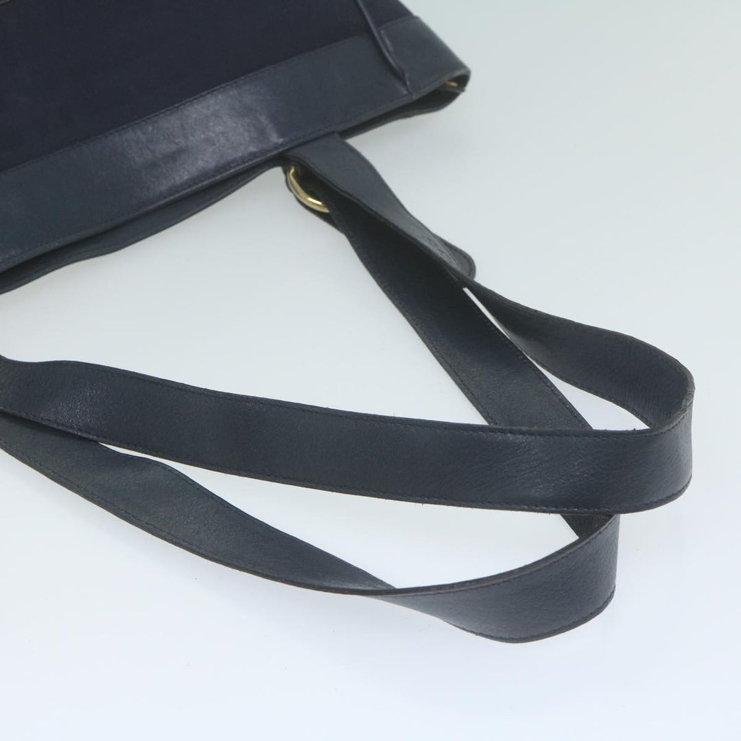 Top Quality BurberrySs Nova Check Tote Bag Nylon Canvas Navy Auth 65964