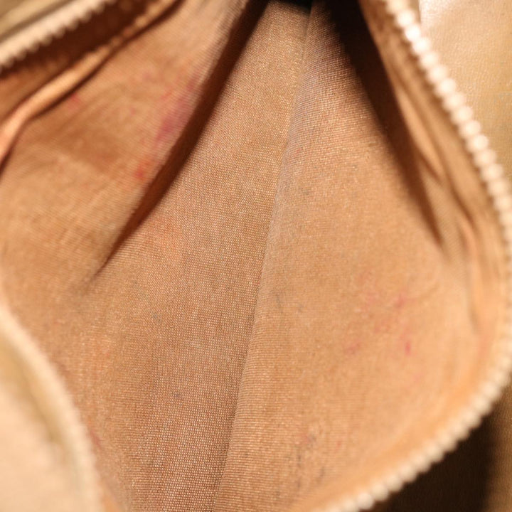 Celine Macadam Canvas Clutch Bag PVC Brown Auth 65968