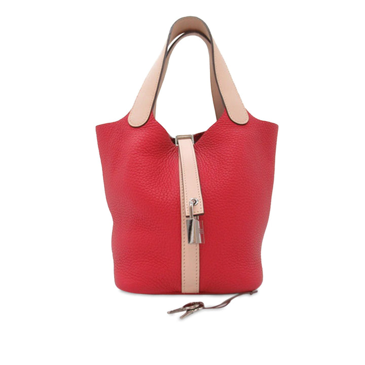 Top quality Hermes Bicolor Swift and Clemence Picotin Lock 18 PM Handbag