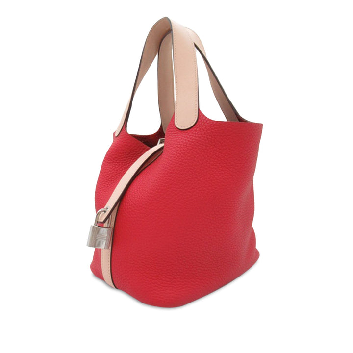 Top quality Hermes Bicolor Swift and Clemence Picotin Lock 18 PM Handbag