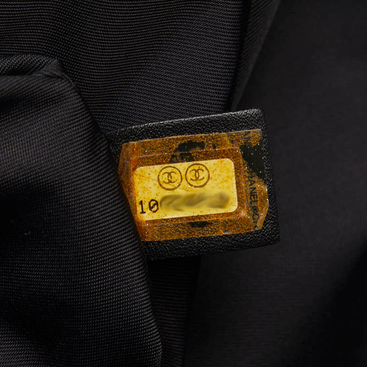 Top Quality Chanel New Label Line Messengers Bag Gold   houlder Bag Black Nylon  CHANEL