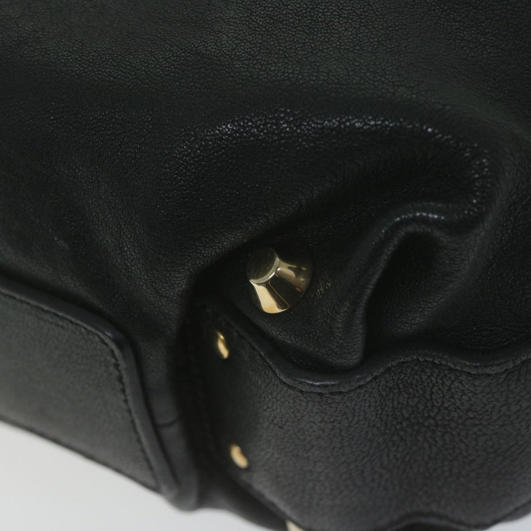 Chloe Hand Bag Leather Black 66030