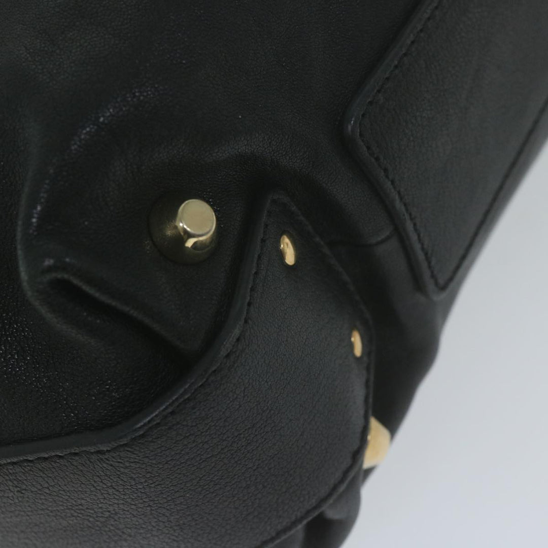 Chloe Hand Bag Leather Black 66030