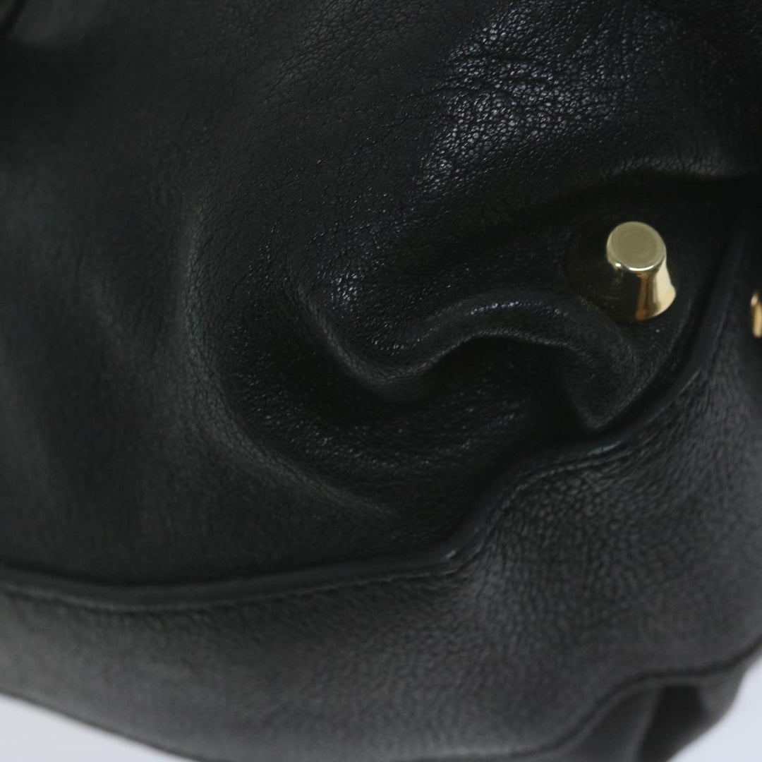 Chloe Hand Bag Leather Black 66030