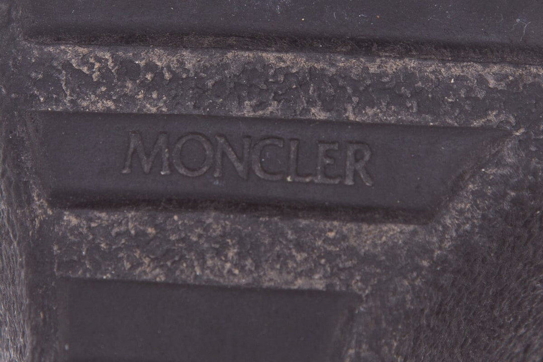 Moncler Pony and Leather Brown Booties SZ 38