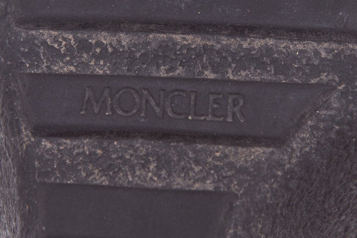 Moncler Pony and Leather Brown Booties SZ 38