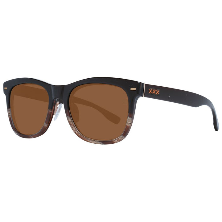 Zegna Couture Brown Men Men's Sunglasses