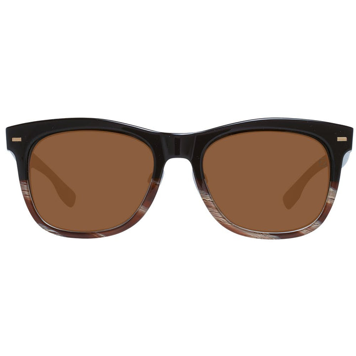 Zegna Couture Brown Men Men's Sunglasses