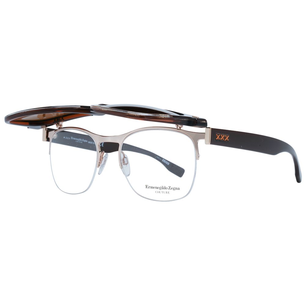 Zegna Couture Brown Men Men's Sunglasses