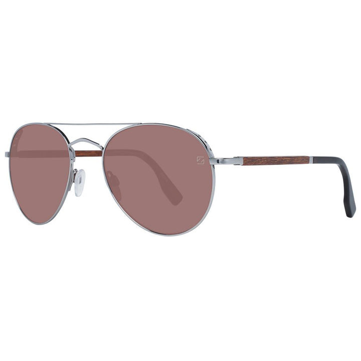 Zegna Couture Gray Men Men's Sunglasses