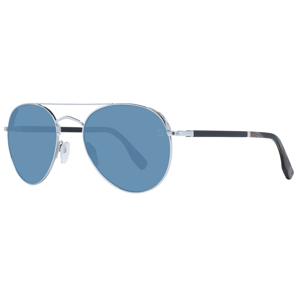 Zegna Couture Silver Men Men's Sunglasses