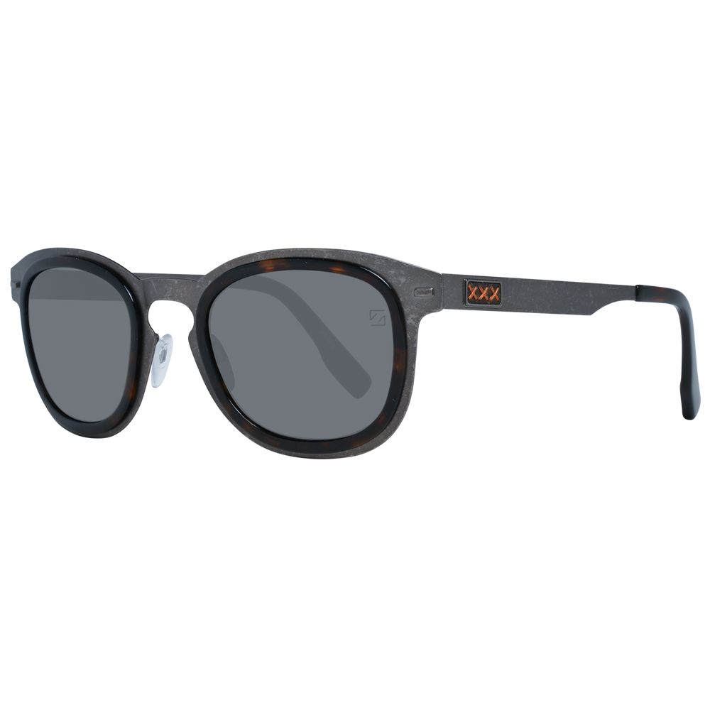 Zegna Couture Gray Men Men's Sunglasses