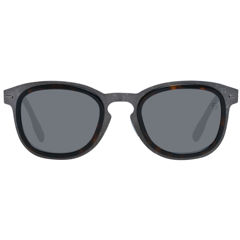 Zegna Couture Gray Men Men's Sunglasses